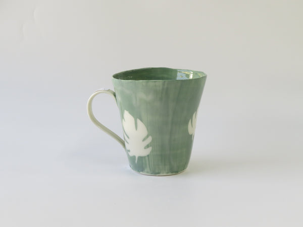 Seconds No 49 Green Painted Mug