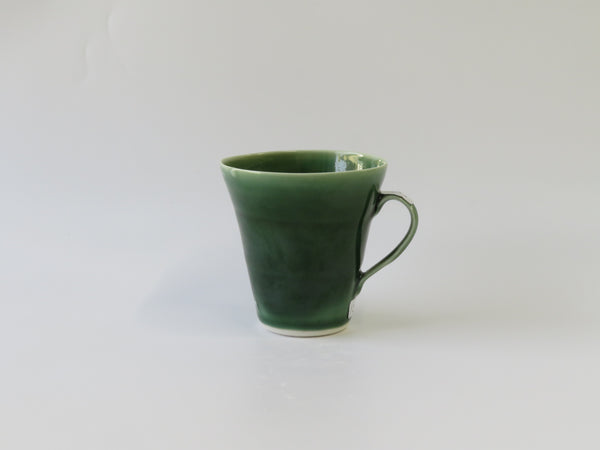 Seconds No 50 Green Flat White Mug