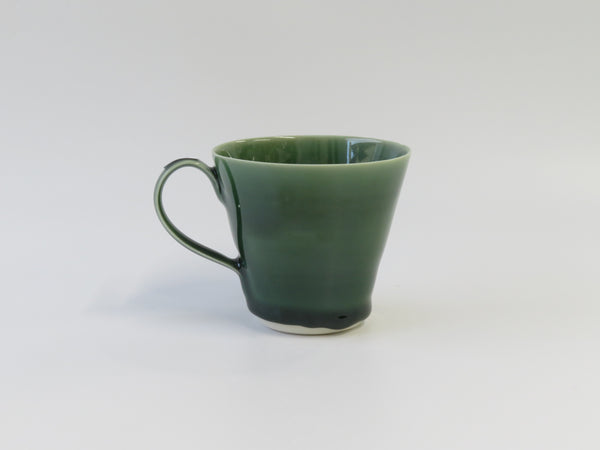 Seconds No 63 Green Flat White Mug
