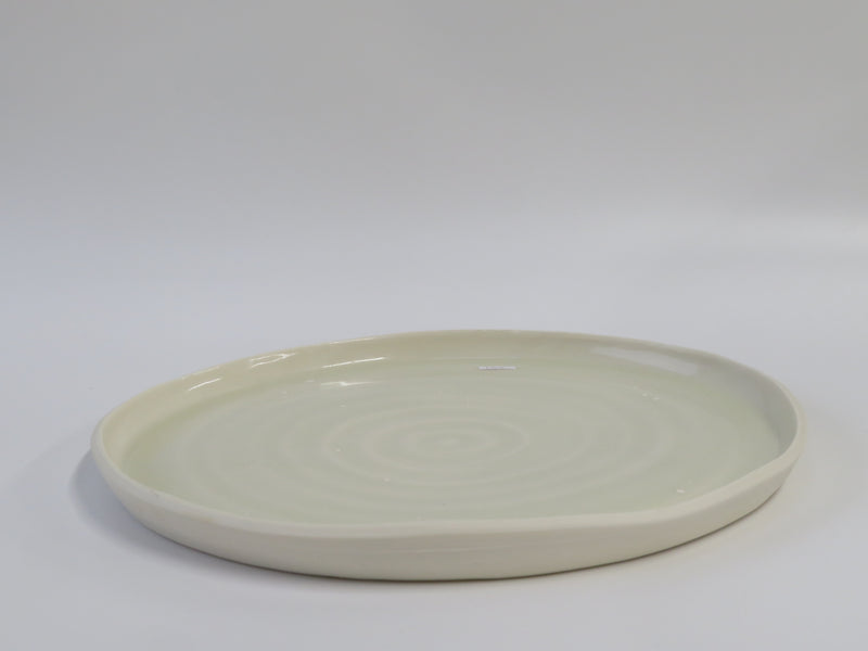 Seconds No 155 White Large Dinner Plate