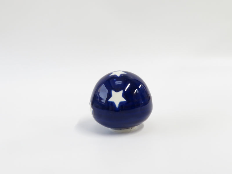 Seconds No 172 Dark Blue Decoration/ Small Vase with stars