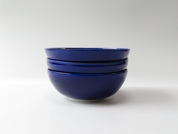 Set of 4 Cobalt Pasta Bowls (No 15)