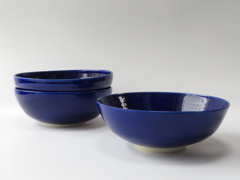 Set of 4 Cobalt Pasta Bowls (No 15)