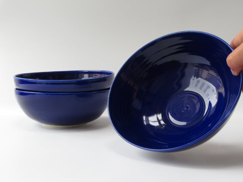 Set of 4 Cobalt Pasta Bowls (No 15)