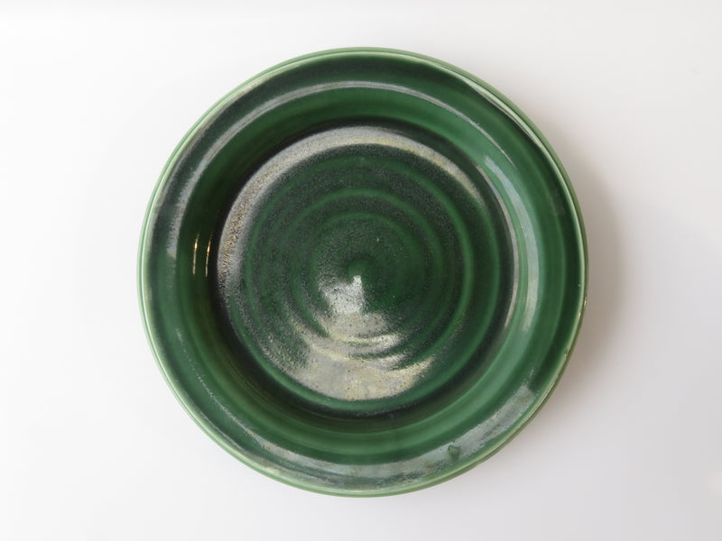 Set of 2 Green Dinner Plates (No 12)