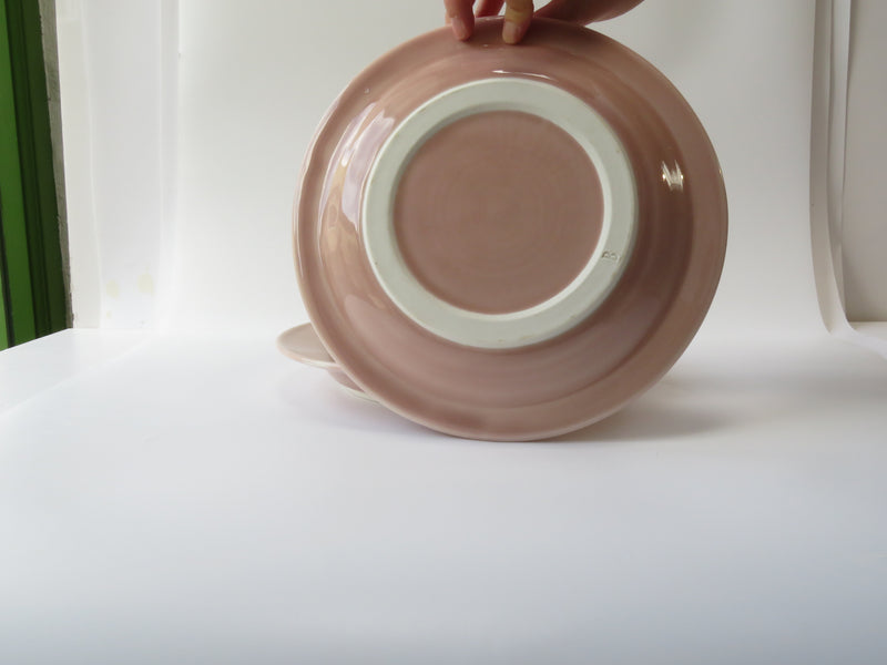 Set of 2 Pink Dinner Plates (No 13)