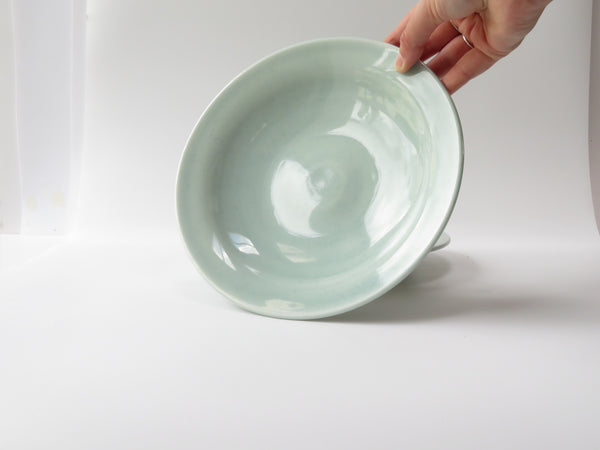 Set of 2  Celadon Breakfast Plates (No 15)