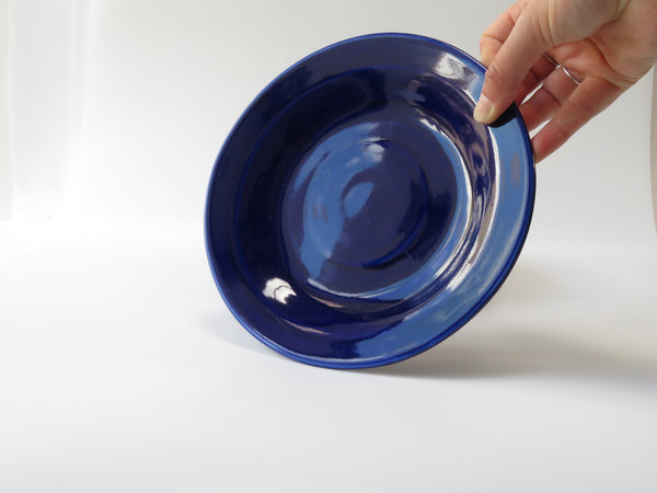 Set of 5 Cobalt Breakfast Plates (No 16)