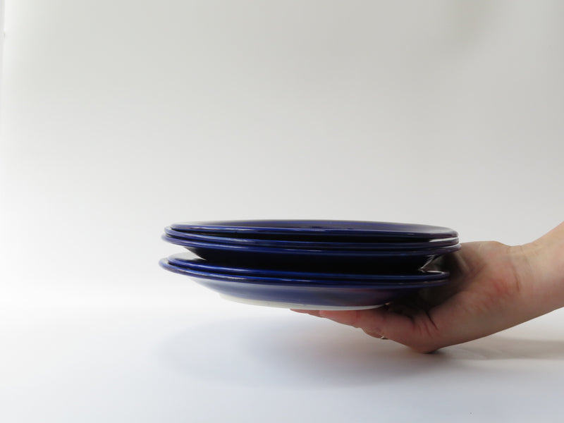 Set of 5 Cobalt Breakfast Plates (No 16)